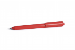 401/01 Ручка из био пластика красная CHALK