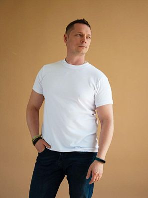 Футболка Evolution для сублимации, полиэстер 50%, хлопка 50%, плотность 170г/м2, размер XXL